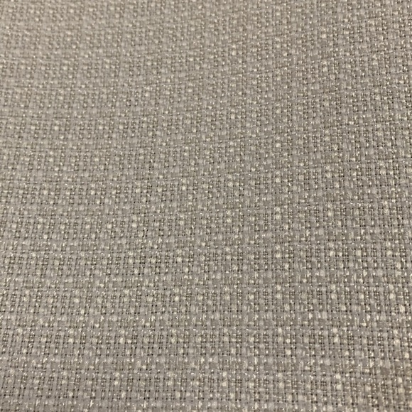 White Oversized Jacket with Navy Piping - Picture 6 of 6